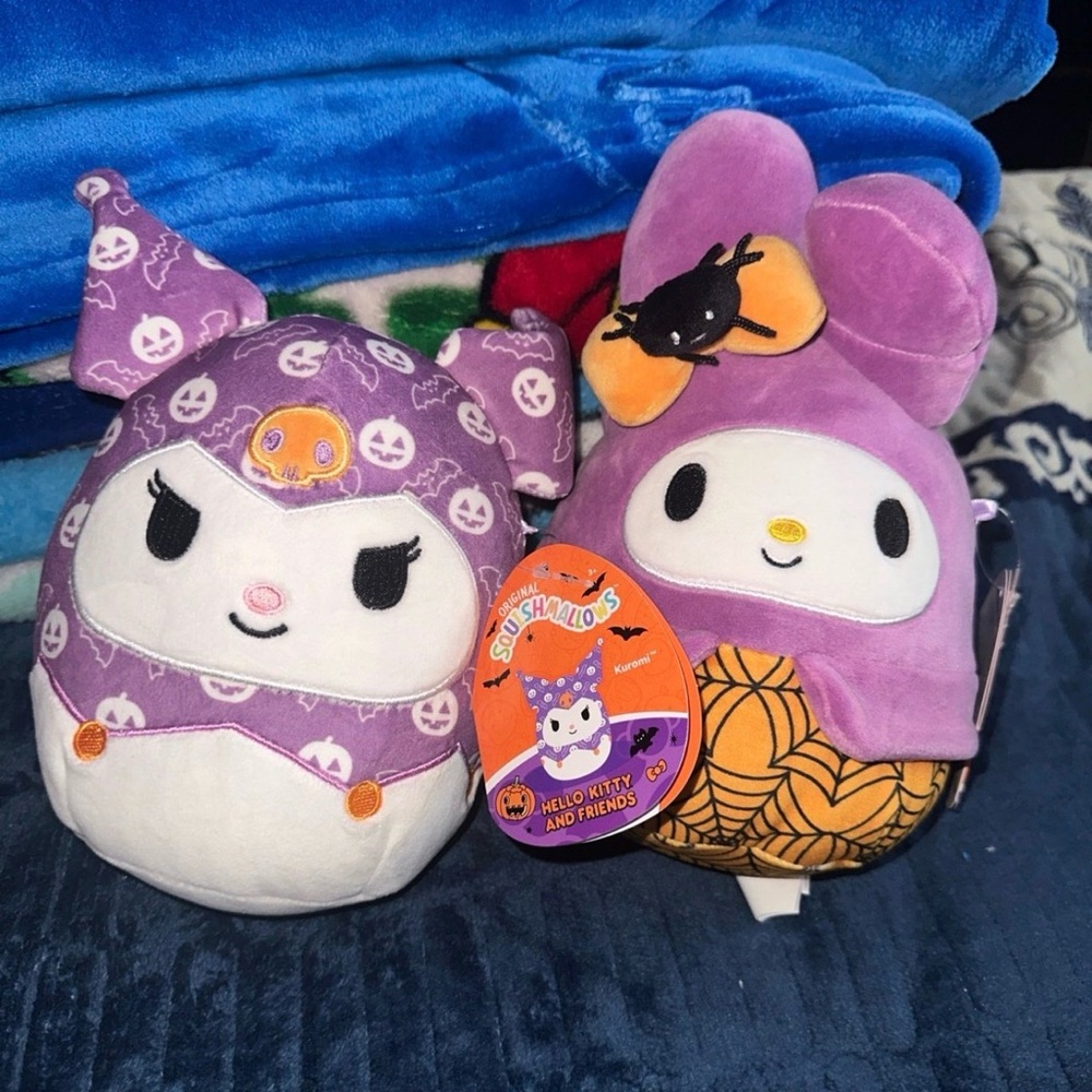 Squishmallows Hello Kitty and Friends Halloween Plush Set